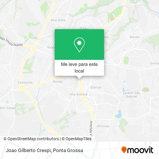 Joao Gilberto Crespi mapa