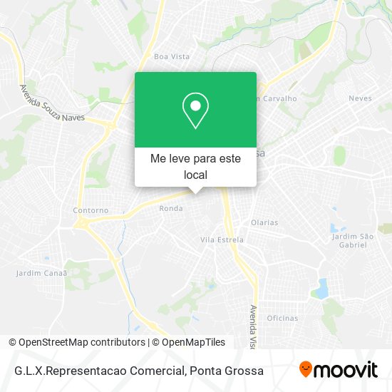 G.L.X.Representacao Comercial mapa