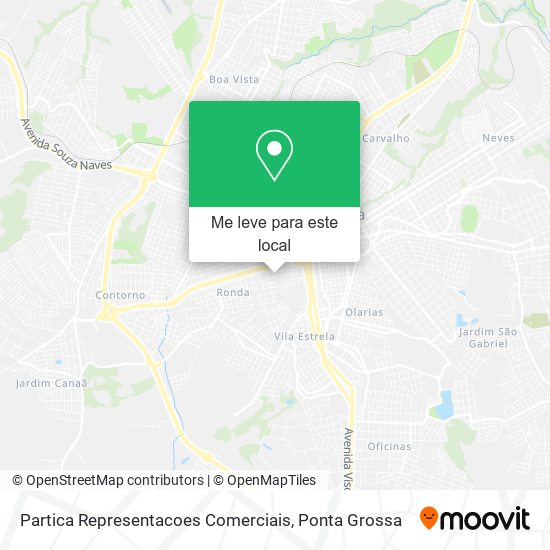 Partica Representacoes Comerciais mapa