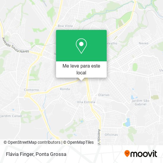 Flávia Finger mapa