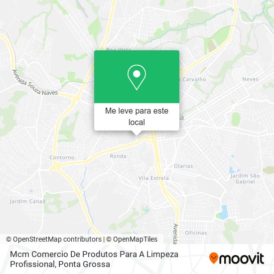 Mcm Comercio De Produtos Para A Limpeza Profissional mapa