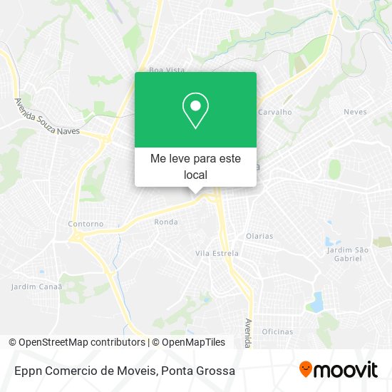 Eppn Comercio de Moveis mapa