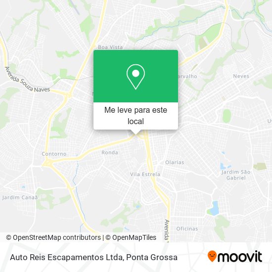 Auto Reis Escapamentos Ltda mapa