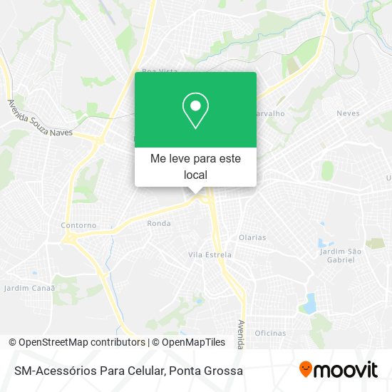 SM-Acessórios Para Celular mapa