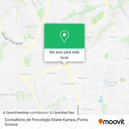 Consultório de Psicológia Eliane Kampa mapa