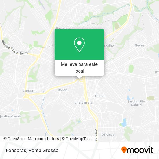 Fonebras mapa