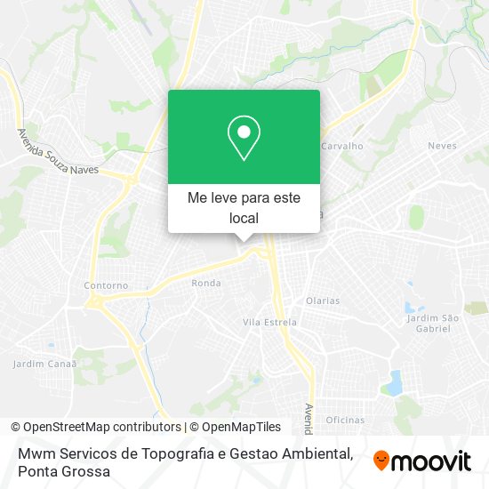 Mwm Servicos de Topografia e Gestao Ambiental mapa