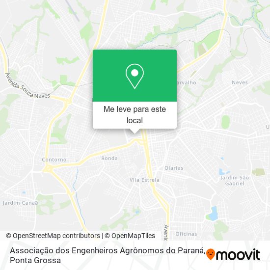 Associação dos Engenheiros Agrônomos do Paraná mapa
