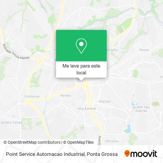 Point Service Automacao Industrial mapa