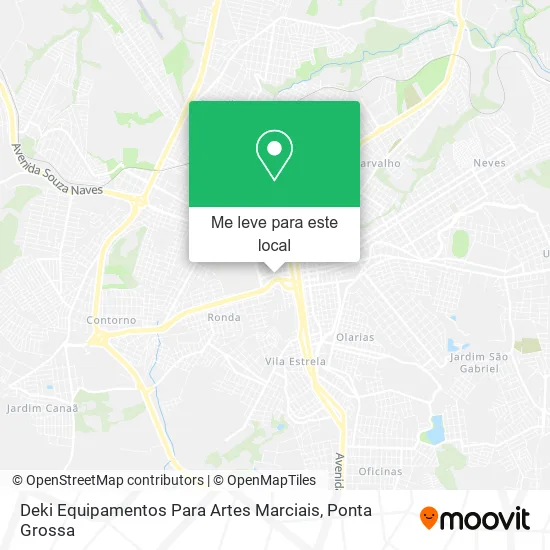 Deki Equipamentos Para Artes Marciais mapa