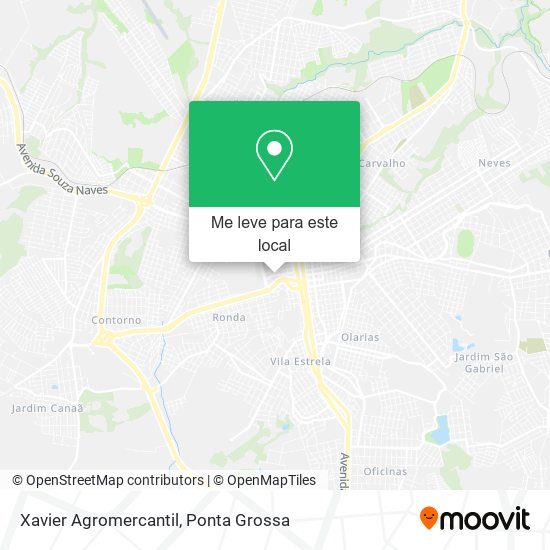 Xavier Agromercantil mapa