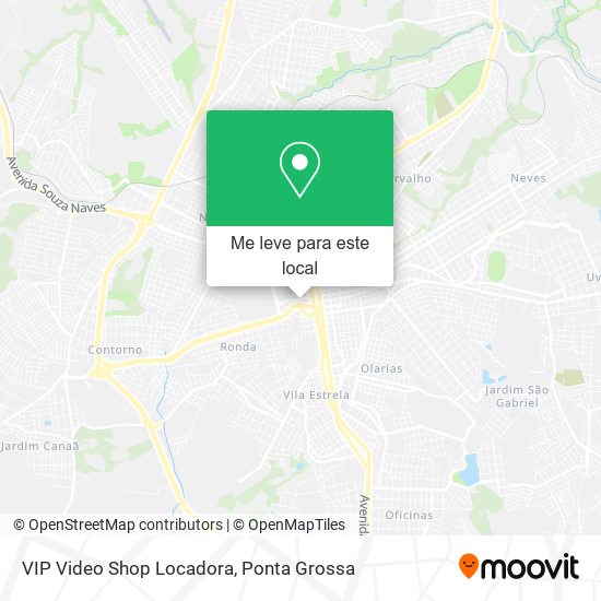 VIP Video Shop Locadora mapa