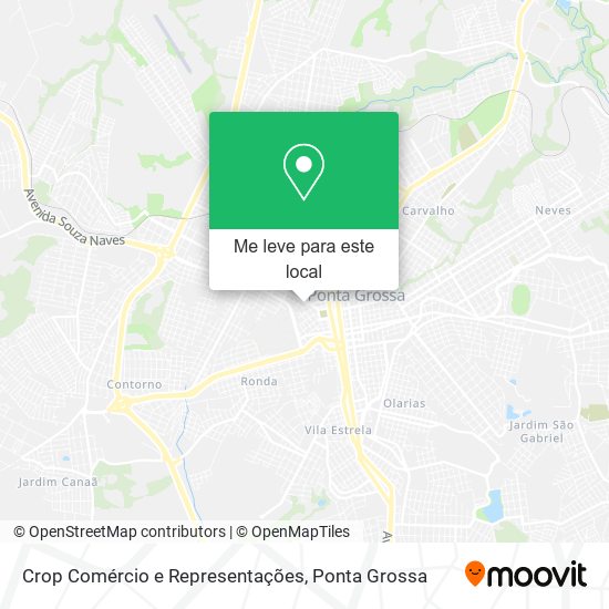 Crop Comércio e Representações mapa