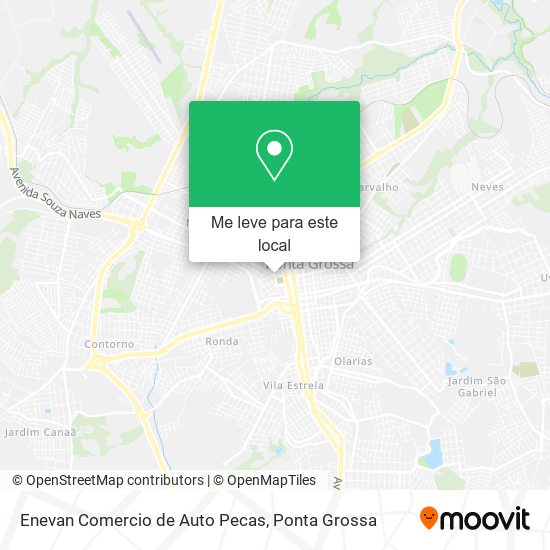 Enevan Comercio de Auto Pecas mapa