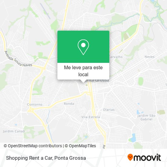 Shopping Rent a Car mapa