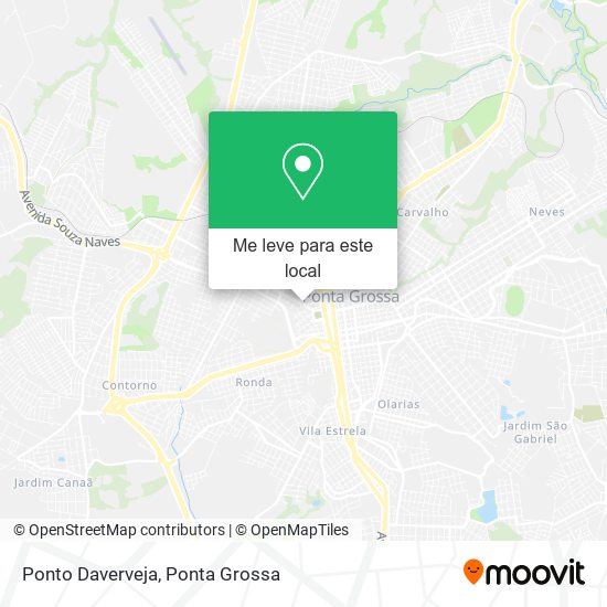 Ponto Daverveja mapa