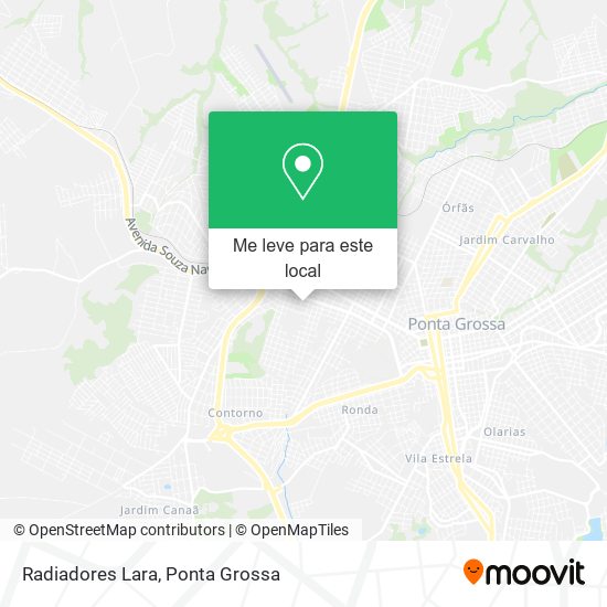 Radiadores Lara mapa