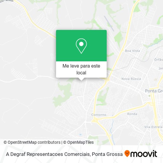 A Degraf Representacoes Comerciais mapa