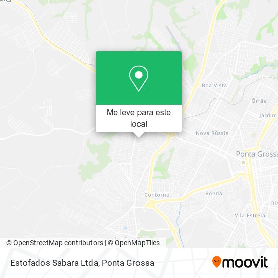 Estofados Sabara Ltda mapa