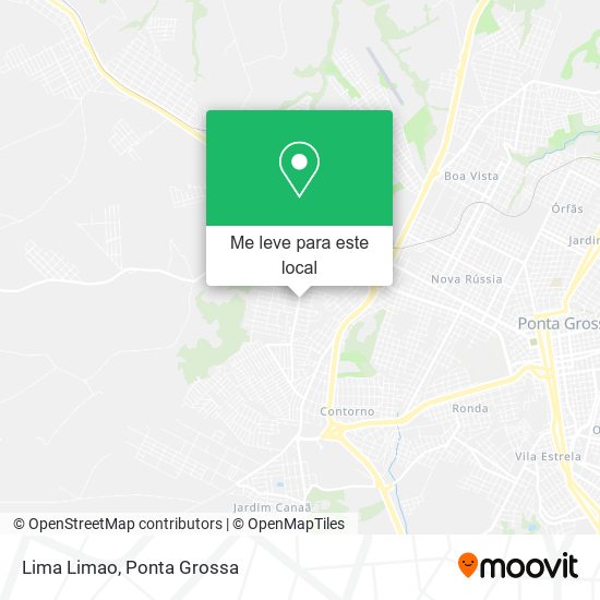 Lima Limao mapa