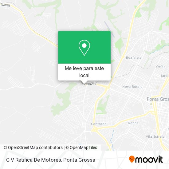 C V Retifica De Motores mapa