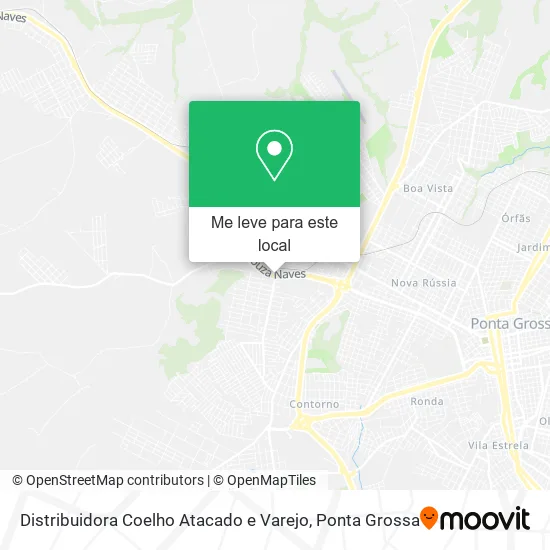 Distribuidora Coelho Atacado e Varejo mapa