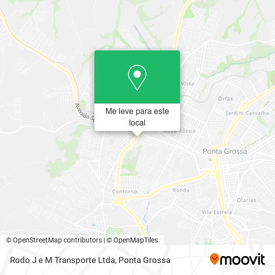 Rodo J e M Transporte Ltda mapa