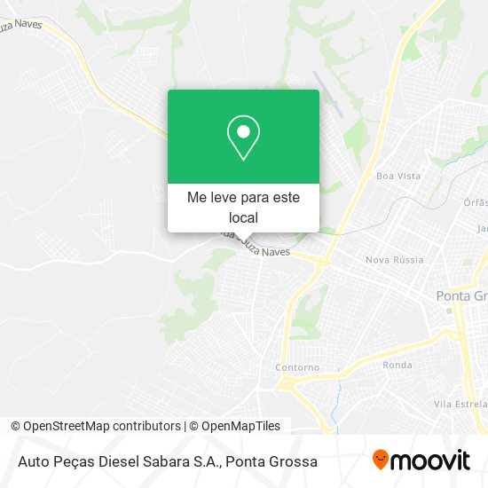 Auto Peças Diesel Sabara S.A. mapa