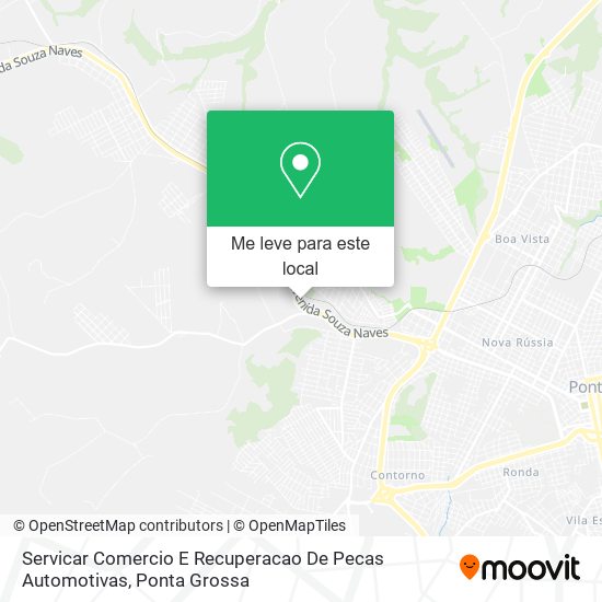 Servicar Comercio E Recuperacao De Pecas Automotivas mapa