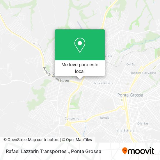 Rafael Lazzarin Transportes . mapa