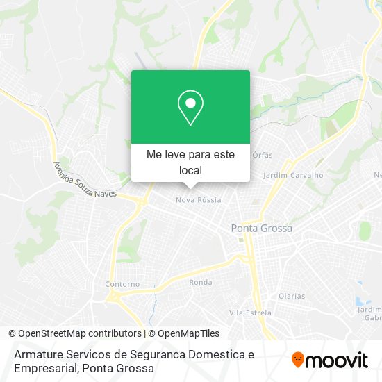 Armature Servicos de Seguranca Domestica e Empresarial mapa