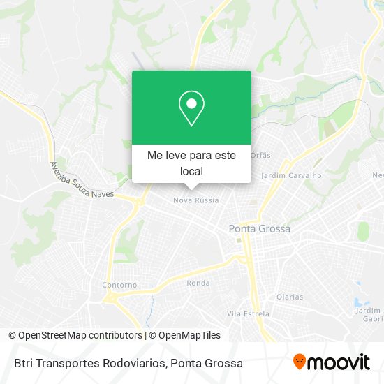 Btri Transportes Rodoviarios mapa