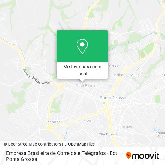 Empresa Brasileira de Correios e Telégrafos - Ect. mapa