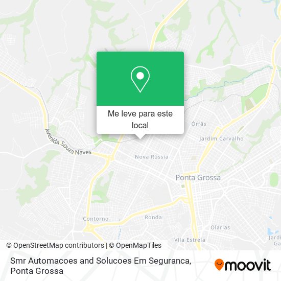 Smr Automacoes and Solucoes Em Seguranca mapa