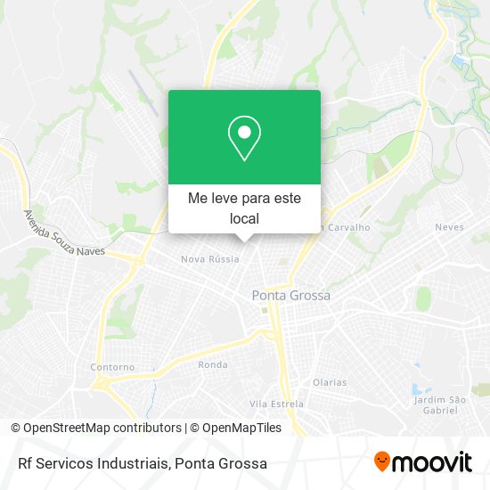 Rf Servicos Industriais mapa