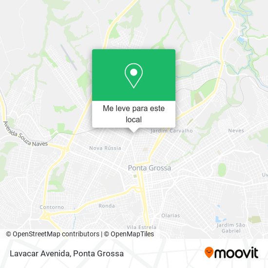 Lavacar Avenida mapa