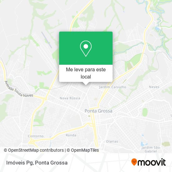 Imóveis Pg mapa