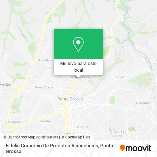 Fidelis Comercio De Produtos Alimenticios mapa