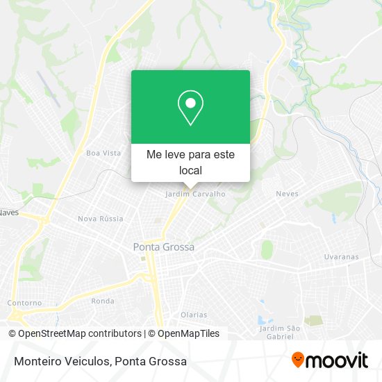 Monteiro Veiculos mapa