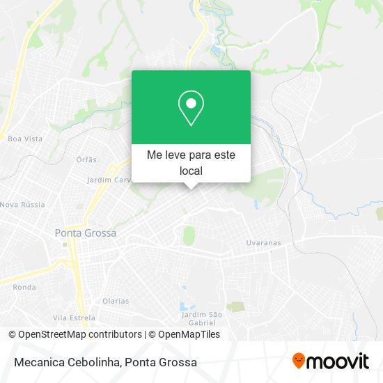 Mecanica Cebolinha mapa