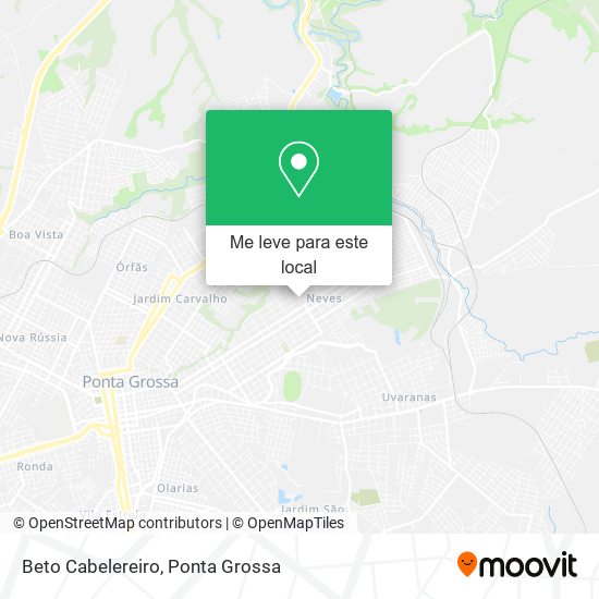 Beto Cabelereiro mapa