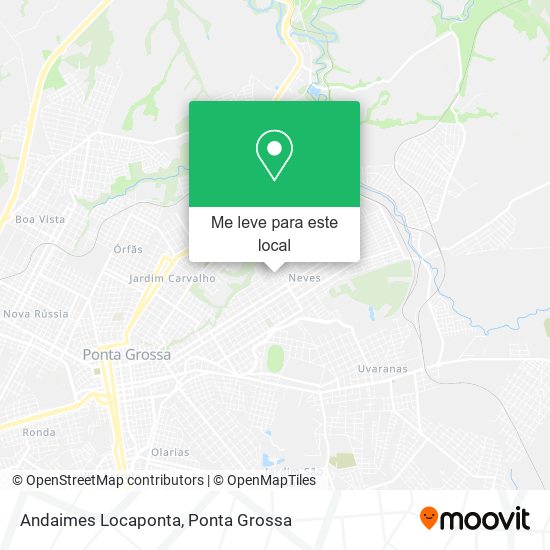 Andaimes Locaponta mapa