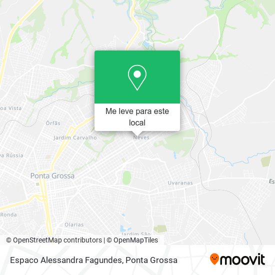 Espaco Alessandra Fagundes mapa
