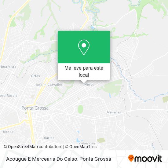 Acougue E Mercearia Do Celso mapa