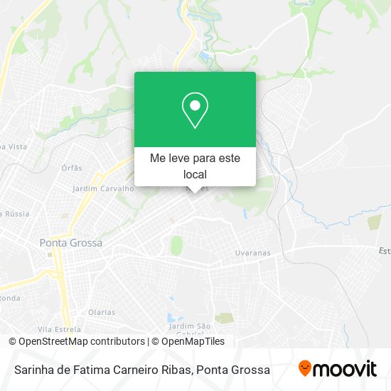 Sarinha de Fatima Carneiro Ribas mapa