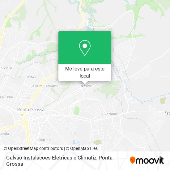 Galvao Instalacoes Eletricas e Climatiz mapa