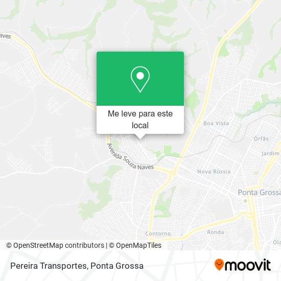 Pereira Transportes mapa