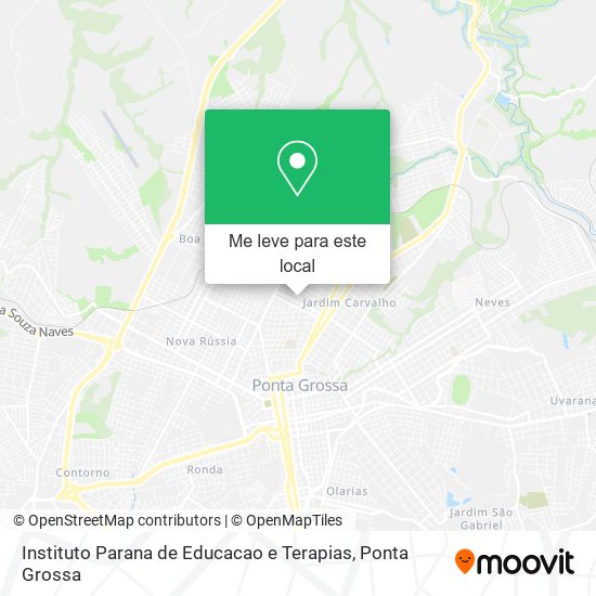Instituto Parana de Educacao e Terapias mapa