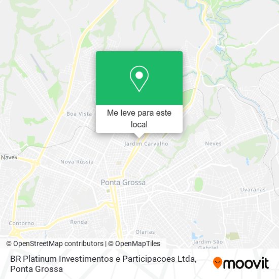 BR Platinum Investimentos e Participacoes Ltda mapa