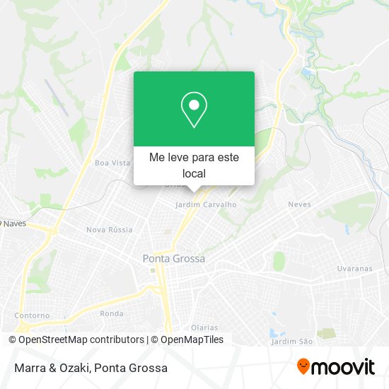 Marra & Ozaki mapa